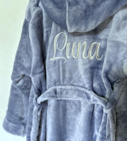 Kinderbadjas COSY KIDS in Zachte Fleece met Kapje